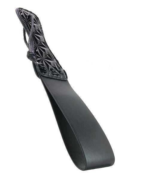 Sinful Looped Spanking Paddle in Black